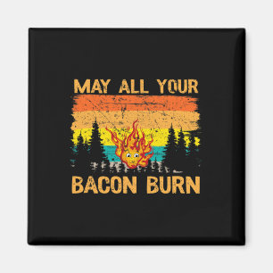 Moge al je bacon verbranden bij het grillen van st magneet