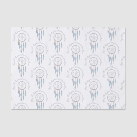 Moge al je dromen echte weefselpapieren krijgen tissuepapier (Voorkant)