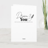 Moge al je dromen uitkomen op je verjaardag kaart (Achterkant)