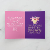 Moge al je favoriete dromen echt grappig zijn bedankkaart (Binnen)