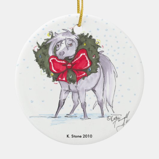 Moge al je minis helder zijn keramisch ornament (Voorkant)