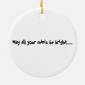 Moge al je minis helder zijn keramisch ornament (Achterkant)