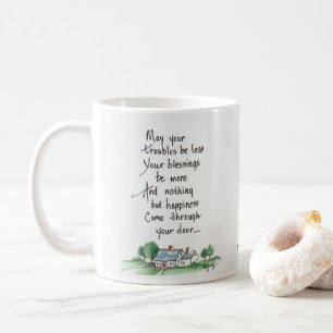Moge al je problemen kleiner zijn koffiemok
