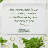 "Moge al je problemen kleiner zijn" Schets van het Theedoek (Gevouwen)