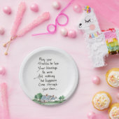 "Moge al je problemen kleiner zijn", verbijsterend Papieren Bordje (Feest)