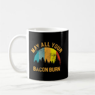 Moge al uw Bacon branden grillen Steak koken Bijen Koffiemok