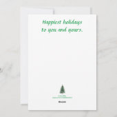 "Moge al uw problemen minder zijn" Schetst van het Feestdagenkaart (Achterkant)