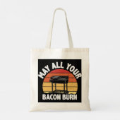 Moge al uw spek branden Enge BBQ Grilling Party Tote Bag (Achterkant)