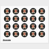 Moge al uw wensen uitkomen ronde sticker (Vel)