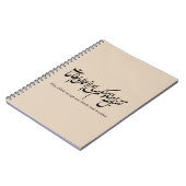Moge Allah onze daden en aanbidding accepteren Notitieboek (Linkerzijde)