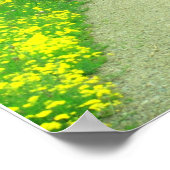 Moge bloemen je pad uitlijnen... Ierse zegening Poster (Hoek)