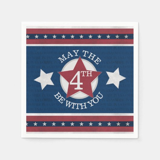 Moge de 4e bij u zijn Papieren servet (Voorkant)