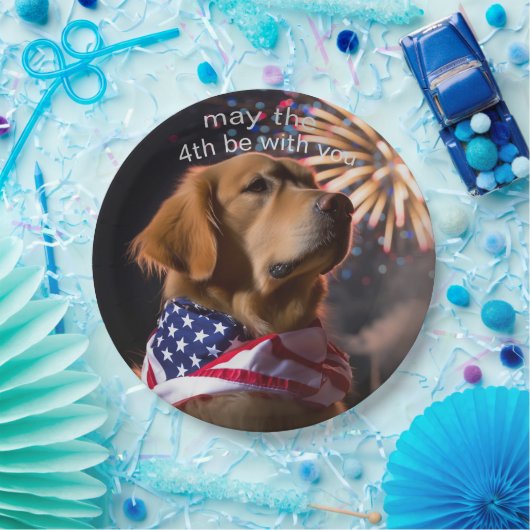 Moge de 4e met u borden zijn papieren bordje (Feest)