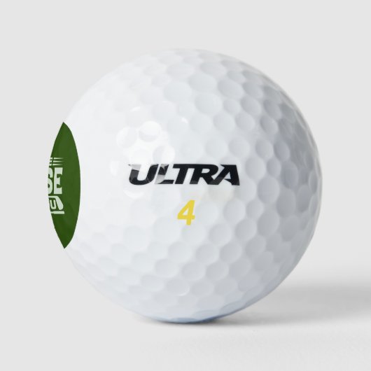 Moge de baan bij u zijn Golf Ballen (Logo)