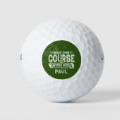 Moge de baan bij u zijn Golf Ballen (Voorkant)