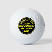 Moge de baan met je zijn Custom Golfballen (Voorkant)