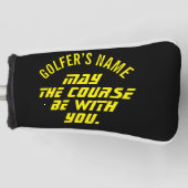 Moge de baan met je zijn Custom Putterhoes Golfheadcover (Voorkant)