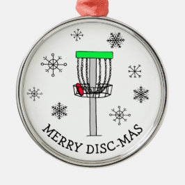 Moge de baan met je zijn, discgolf  metalen ornament