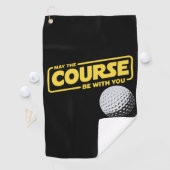Moge de baan met je zijn Funny Golf Golfen Golfhanddoek (Insitu)