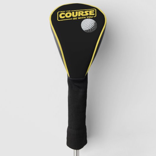 Moge de baan met je zijn Funny Golf Golfen Golfheadcover (Voorkant)