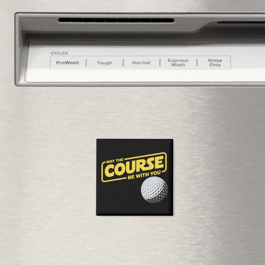 Moge de baan met je zijn Funny Golf Golfen Magneet (Insitu (Vaatwasser))