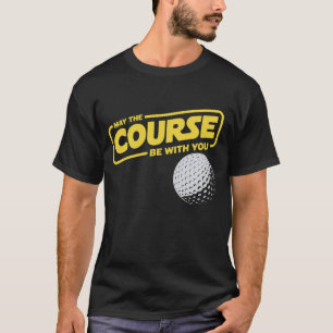 Moge de baan met je zijn Funny Golf Golfen T-shirt