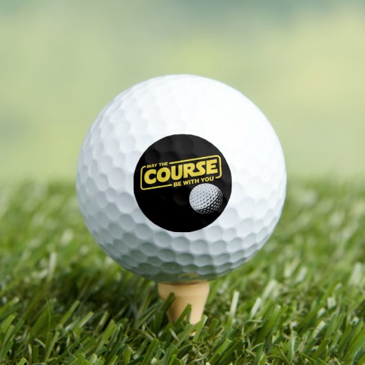 Moge de baan met je zijn Funny Golf Golfsport Golfballen (Insitu Shirt)