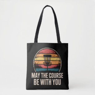 Moge de baan met je zijn Golf golfer cadeau Tote Bag