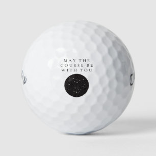 'Moge de baan met je zijn' Humor Sci-Fi Fans Golfballen