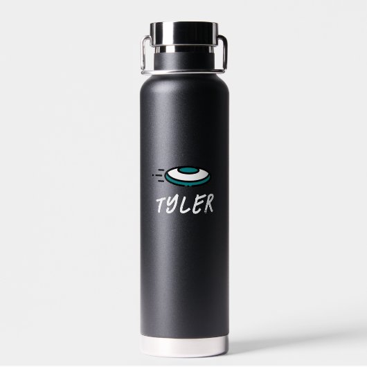 Moge de baan met u zijn Disc Golf Waterfles (Achterkant)