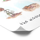 Moge de bloemen Quote Poster (Hoek)