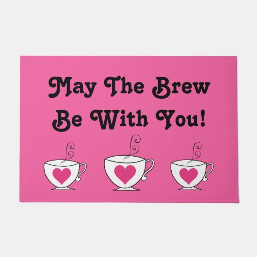"Moge de Brew bij je zijn!" Deurmat (Voorkant)