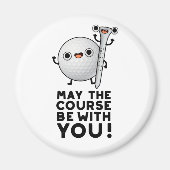 Moge de cursus bij jullie grappige Golf Pun zijn Magneet (Voorkant)