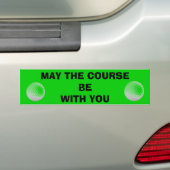 Moge de cursus ( Golf ) bij u zijn Bumpersticker (Op auto)