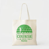 Moge de cursus met u golf gepersonaliseerd zijn tote bag (Voorkant)