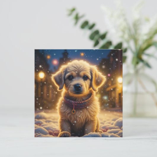 Moge de Geest van Kerstmis met You Puppy Dog zijn (Staand voorkant)