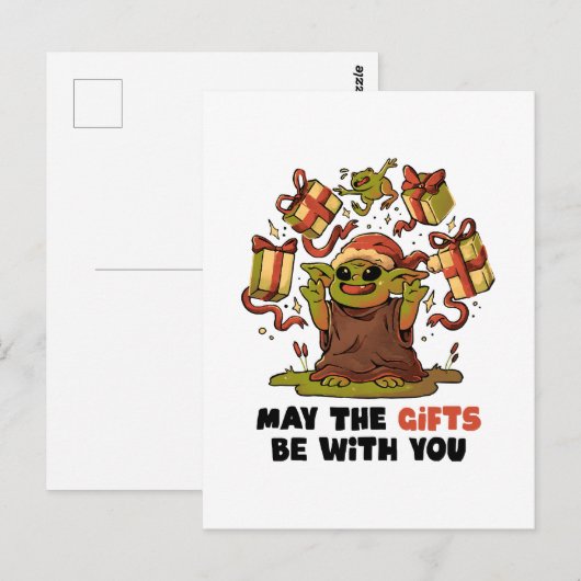 Moge de Geschenken Met Je Zijn Briefkaart (Voorkant / Achterkant)