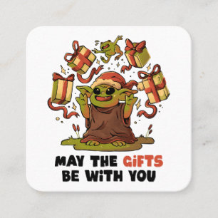 Moge de Geschenken Met Je Zijn Vierkante Visitekaartje