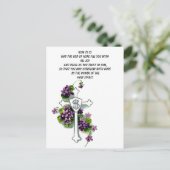 Moge de God van hoop je vullen met een dwars brief Briefkaart (Staand voorkant)