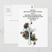 Moge de God van hoop je vullen met een dwars brief Briefkaart (Voorkant / Achterkant)