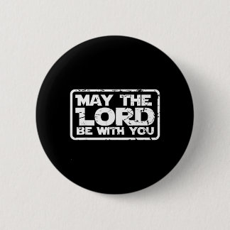 Moge de Heer met christelijke christendom grappig Ronde Button 5,7 Cm