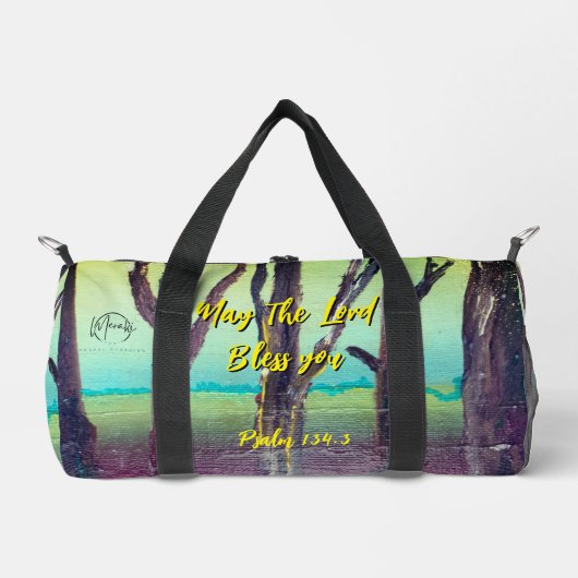 Moge de Heer u zegenen Print Cut Sew Bag Plunjezak (Voorkant)