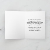 Moge de Heer uw rouwkop samenvatten Bedankkaart (Binnen)