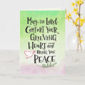 Moge de Heer uw rouwkop samenvatten Kaart (Gele Bloem)