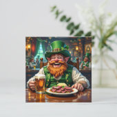 Moge de Ierse Kansen met je zijn! St. Patrick's Kaart (Staand voorkant)