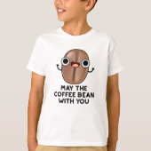 Moge de koffieboon met je Drinken T-shirt (Voorkant)