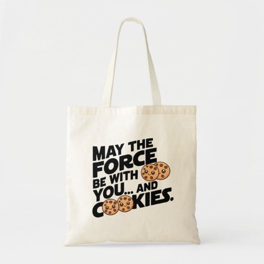 Moge de kracht bij u zijn en cookies tote bag (Voorkant)