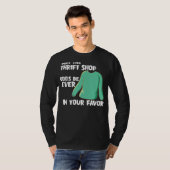 Moge de kringloopwinkel ooit in uw voordeel zijn t-shirt (Voorkant volledig)