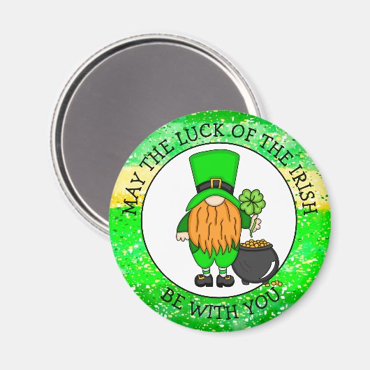 Moge de Luck of the Irish bij U zijn Magneet (Voorkant / Achterkant)