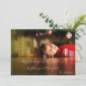 Moge de Magie van de Feestdagen Kaart (Staand voorkant)